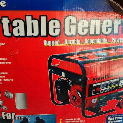 PowerWise 3000 Watt Portable Generator with Wheel Kit