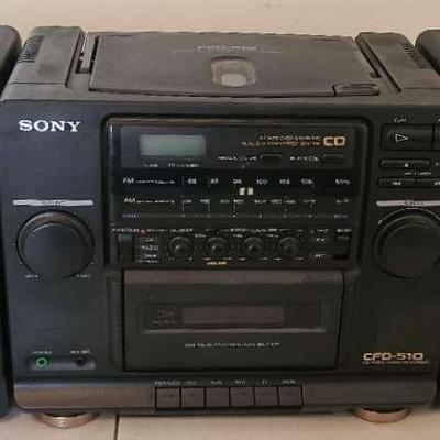 Sony Compact Stereo System with Dual Cassette and CD