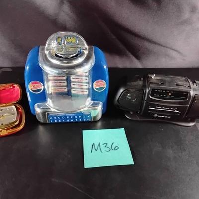 Two Small Radios And Travel Clock