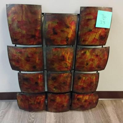Darker Colored Metal Wall Hanging