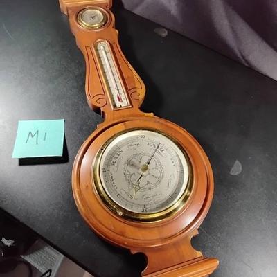 Vintage Barometer/Thermometer 