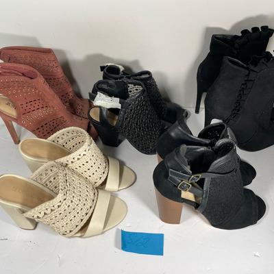 Lot Of 5 Heels Size 6-6.5