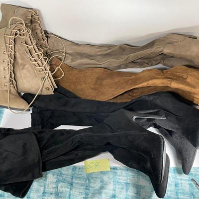 Lot Of 5 Pairs Of Women’s Boots Size 6