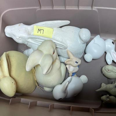 Lot Of Bunny Rabbit Figurines