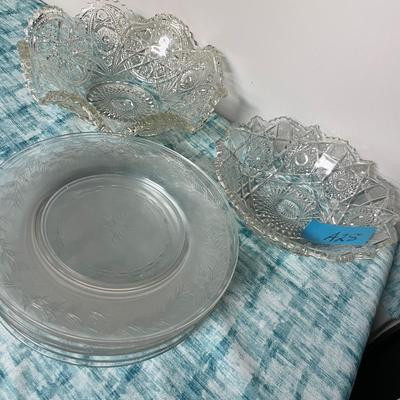 Lot Of Glass Dishes And Bowls