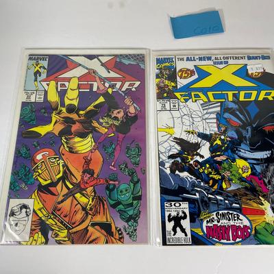 Two X Factor Comic Books