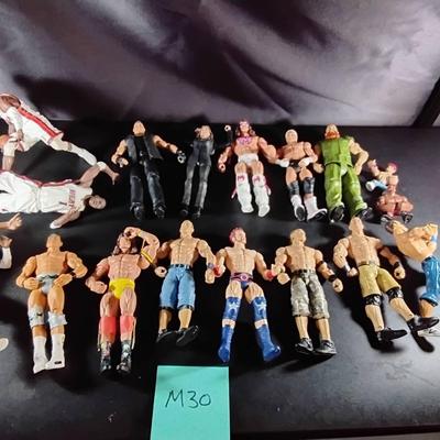 Lot Of Wrestling And Sports Figures