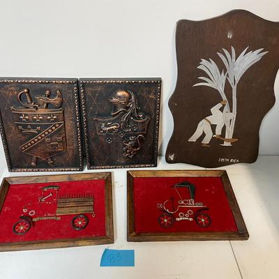 Lot Of 5 Pieces Of Vintage Art