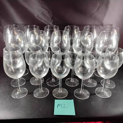 Lot Of Simple Clear Stemware