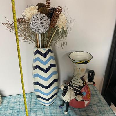 Two Ceramic Pieces Of Decor