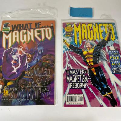 Two Magneto Comic Books