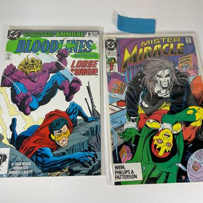 Bloodlines And Mister Miracle Comic Books