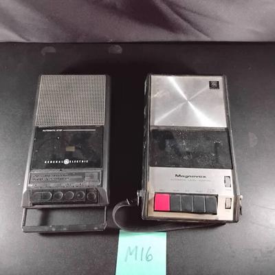 2 Vintage Tape Players/Recorders