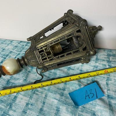Antique 1920s Lamp Lantern Top