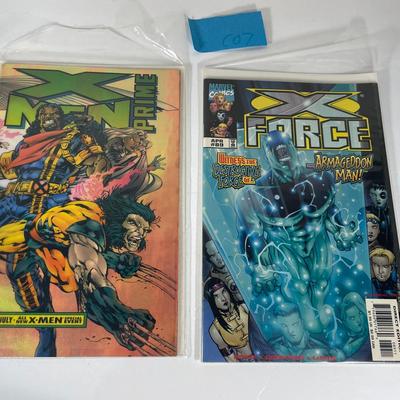 X Men Prime And X Force Comic Books