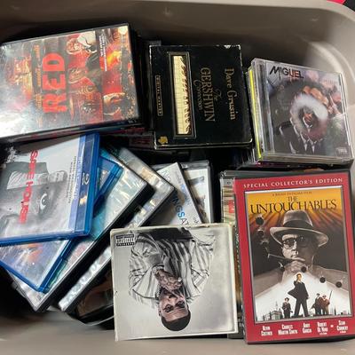 Lot Of CD’s And DVD’s