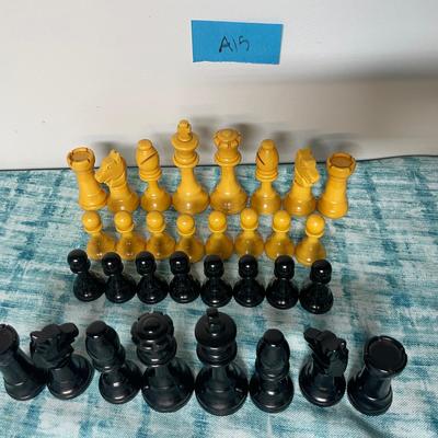 Vintage Bakelite Chess Pieces