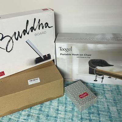 Lot Of New In Package Items Including A Buddha Board