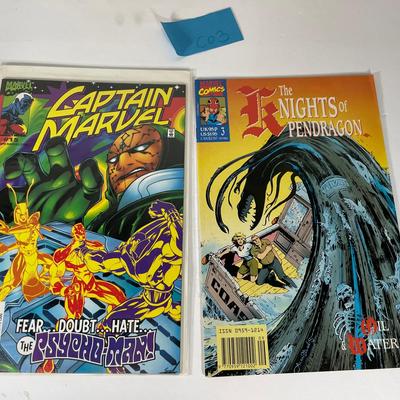 Captain Marvel And The Knights Of Pendragon Comic Books