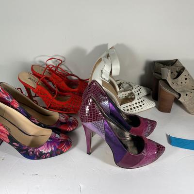 Lot Of 5 High Heels Size 6-6.5