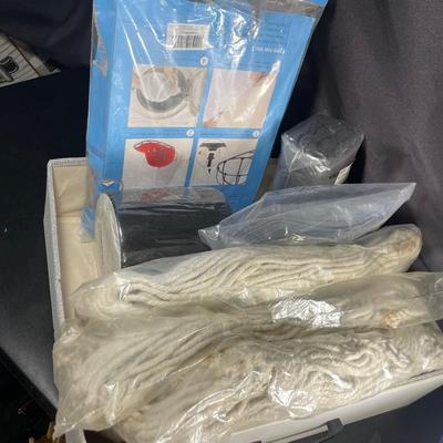 Lot Of New In Package Household Items Including Mop Heads
