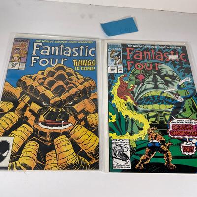 Two Fantastic Four Comic Books