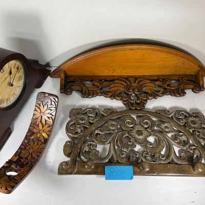 Log Of Wooden Decor Including A Shelf