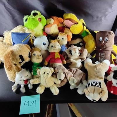 Lot Of Various Stuffed Animals 