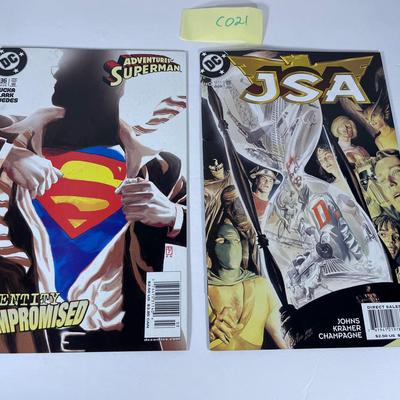 Superman And JSA Comic Books