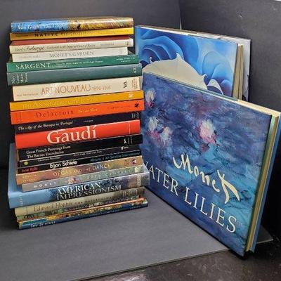 Art Books Including Hardcover Coffee Table - Monet, O’Keefe, Hopper & More