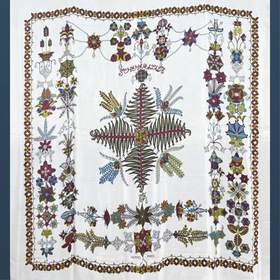 Hermes “Sheherezade” Silk Scarf - AUTHENTICATED