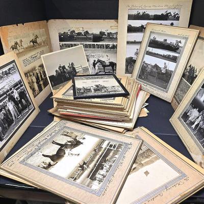 Vintage Horse Racing Winner’s Circle Photos 1940s-1960s