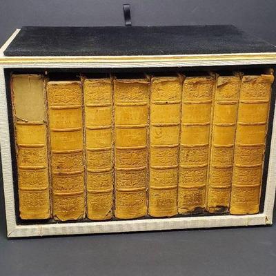 Antique 1854 Agnes Strickland Books – Lives of the Queens of England, 8 Volume Set, 4th Edition