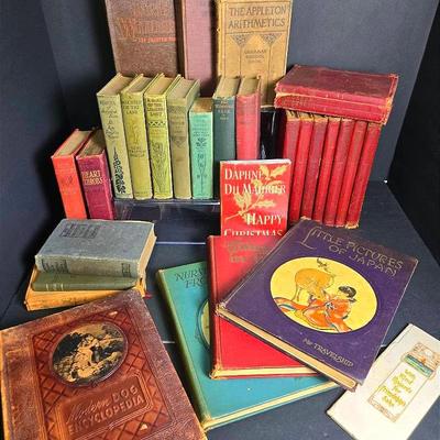 Vintage & Antique Books: Children’s, Dog Encyclopedia, Milton’s Poems & More