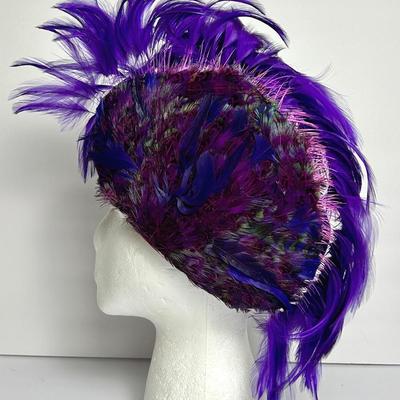 Jack McConnell Vintage Feather & Wool Hat 