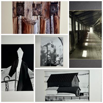 Chuck Bress Photography: Black & White Barn Exteriors, Interiors & Details, Matted 16x20”