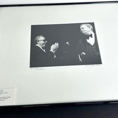 Pat & Chuck Bress Original Signed Photo From Jazz Greats Series “ George Shearing And Mel Tormé”