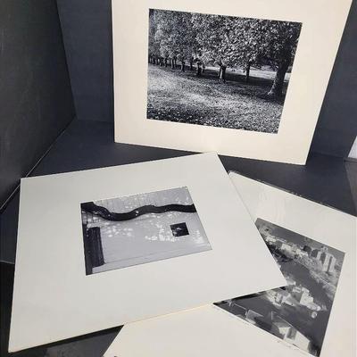 Chuck Bress Signed Black & White Photographs - Matted 16x20”