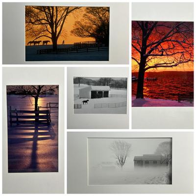 Chuck Bress Photographs: Color & Black & White Winter Scenes -  Matted16x20”