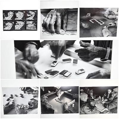 Chuck & Pat Bress Photography: Dominos & Chinese Chess, Black & White, Matted 16x20"