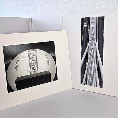 Chuck Bress Photography: Black & White Architectural Abstractions, Matted 16x20”