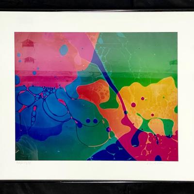 Chuck Bress Signed Color Photograph "Photofantasy #55"  - Framed 24x20