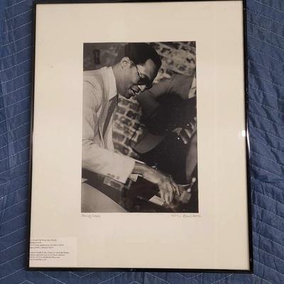 Pat And Chuck Bress Signed Black & White Photograph Jazz. Great Ramsey Lewis - Framed 16x20
