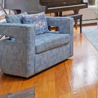 Blue Accent Chair $225