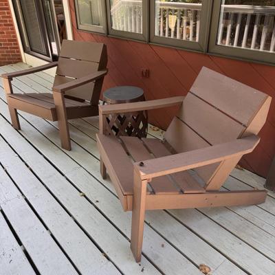 Set of Outdoor Chairs $250