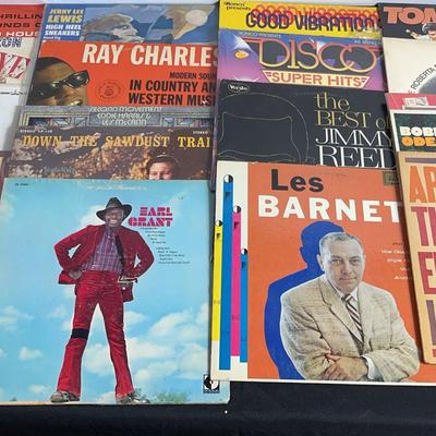 Vinyl Assortment 2 - Roberta Flack, Ray Charles, Disney Haunted House, And Others
