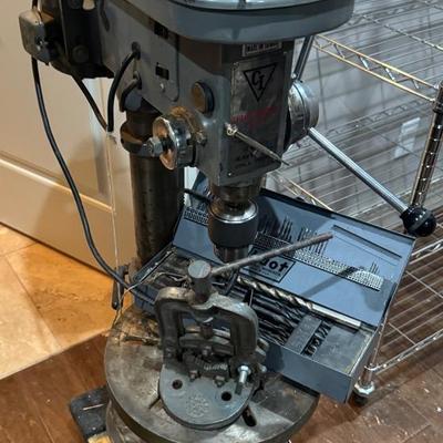 Chicago Industries Drill Press And Drill Bits
