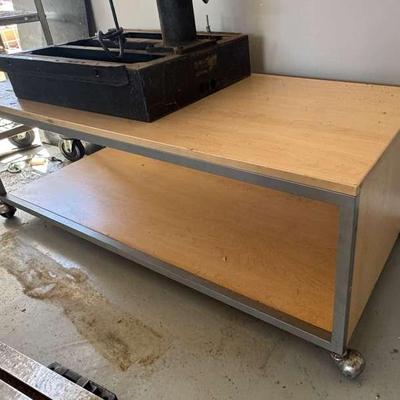 Large Solid Rolling Cart (item On It Not included) 
