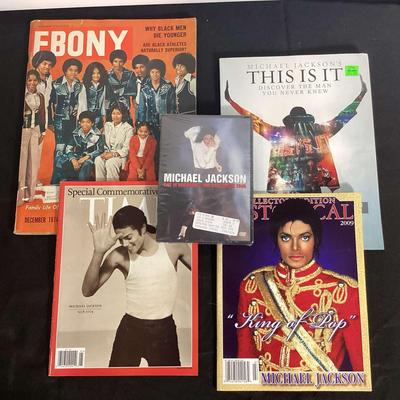 Ebony and Time Michael Jackson Magazine Collection Plus DVD