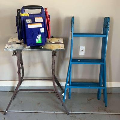 Battery Jump Pack + Workbench + Ladder